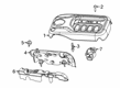 Jeep Cherokee Engine Cover Diagram - 4861992AC