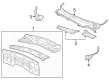 2023 Dodge Durango Dash Panels Diagram - 68251645AF