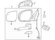 2023 Jeep Cherokee Car Mirror Diagram - 68325342AB