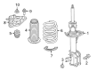 Jeep Compass Shock Absorber Diagram - 68527491AB