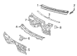 Jeep Grand Cherokee WK Dash Panels Diagram - 68251645AF