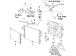 Ram 1500 Cooling Fan Assembly Diagram - 68430018AA