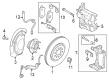 Dodge Brake Caliper Bracket Diagram - 68507683AA