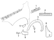 2021 Ram 1500 Classic Mud Flaps Diagram - 82214137
