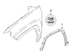 Jeep Compass Emblem Diagram - 68453635AA