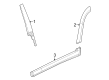 2022 Jeep Grand Cherokee Door Moldings Diagram - 6QA17TZZAA