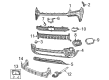 Jeep Compass Bumper Diagram - 68552417AA
