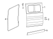 Ram ProMaster 1500 Door Seal Diagram - 68226111AB