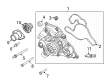 Jeep Wrangler Water Pump Diagram - 68493460AC