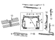 Jeep Radiator Support Diagram - 68543795AA