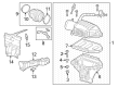 Dodge Charger Air Filter Box Diagram - 53011130AB