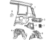 2023 Jeep Grand Cherokee L Wheelhouse Diagram - 68376707AF