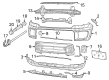 Jeep Front Cross-Member Diagram - 68459328AB