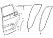 Jeep Grand Cherokee L Door Seal Diagram - 68458857AB