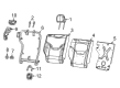 2022 Jeep Compass Seat Cover Diagram - 7JL00SA5AA