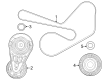 2023 Jeep Compass Drive Belt Diagram - 68428079AA