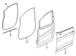 Chrysler Voyager Door Seal Diagram - 68470339AD