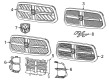 2022 Ram 1500 Classic Emblem Diagram - 68218120AB