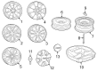 2023 Jeep Wrangler Emblem Diagram - 1LB77RXFAC