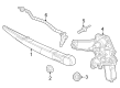 Dodge Hornet Windshield Washer Nozzle Diagram - 68618684AA