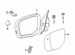 2023 Ram 2500 Car Mirror Diagram - 68433338AB