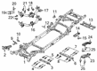 2023 Ram 1500 Fuel Tank Skid Plate Diagram - 68598156AA