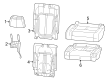 Jeep Wagoneer L Seat Cushion Diagram - 68418971AB