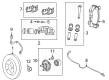 Jeep Grand Cherokee L Brake Dust Shield Diagram - 68347569AA