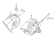 Jeep Renegade Horn Diagram - 68544343AA