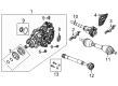 Jeep Grand Cherokee L Differential Diagram - 68340267AC