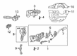 2023 Ram 3500 Automatic Transmission Shift Levers Diagram - 68378093AF