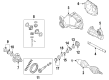2023 Ram 1500 Classic Axle Shaft Diagram - 68537123AA