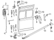 Ram ProMaster 3500 Door Latch Assembly Diagram - 68645220AA