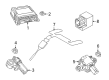 Jeep Renegade Air Bag Control Module Diagram - 68531255AA