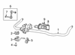 2014 Ram 2500 Sway Bar Bracket Diagram - 68206864AA