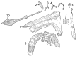 Jeep Grand Cherokee Fender Diagram - 68360215AD