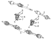 Jeep Compass Axle Shaft Diagram - 68293931AB