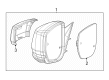 2022 Jeep Grand Cherokee Car Mirror Diagram - 68552274AA