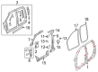 2009 Dodge Ram 1500 Weather Strip Diagram - 55112354AC