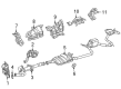 2021 Chrysler Pacifica Exhaust Heat Shield Diagram - 68477639AA