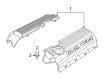 Jeep Wrangler Engine Cover Diagram - 53011535AC