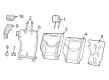 2023 Dodge Hornet Seat Cushion Diagram - 68612622AA