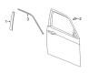 2021 Dodge Charger Door Moldings Diagram - 57010505AM