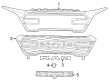 Ram ProMaster 3500 Emblem Diagram - 68542666AA