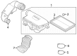 Dodge Hornet Air Filter Box Diagram - 68579078AA