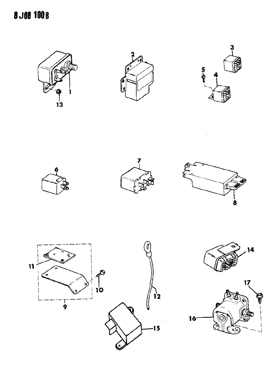 Mopar 56002958 Relay, Fog Lamps