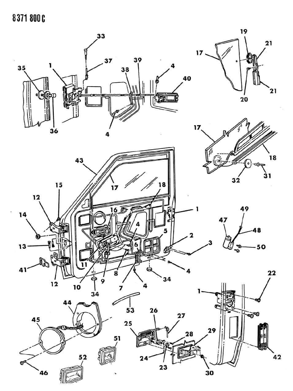 Mopar 4330311 Link And Sleeve, Remote Control, Right