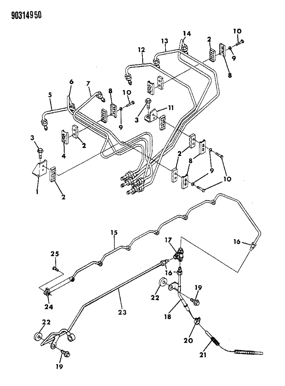 Mopar 4638769 Tube, Fuel Supply #3