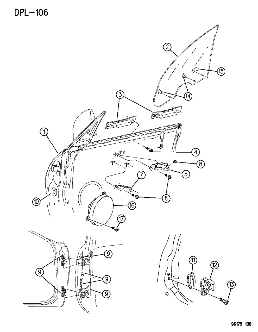 Mopar 4658358 Door Glass