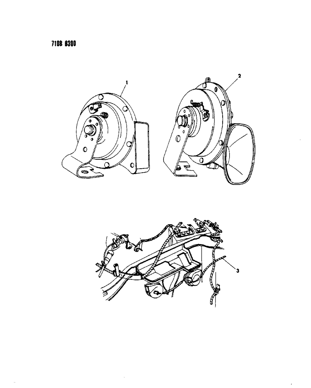 Mopar 4311142 Horn Bracket